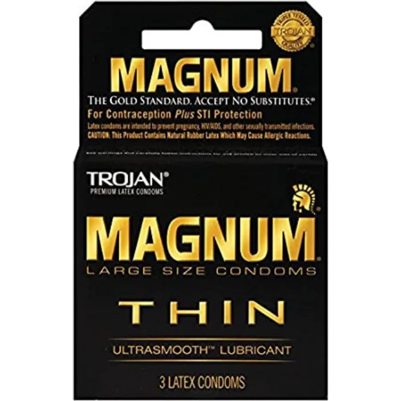 Trojan Magnum Thin Lubricated Condoms view 1