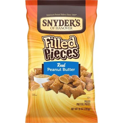 Snyder's of Hanover Peanut Butter Filled Pretzel Pieces 5 oz Bag