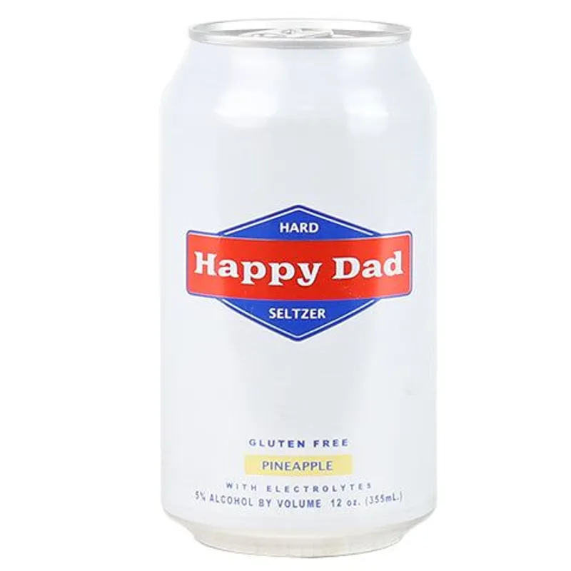 Happy Dad Pineapple Hard Seltzer view 1