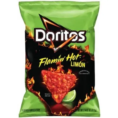 Doritos Flamin' Hot Limon Tortilla Chips 2.5 oz Bag