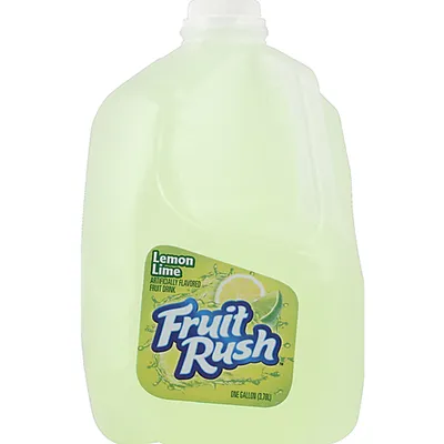 Fruit Rush Lemon Lime 1 gal Bottle
