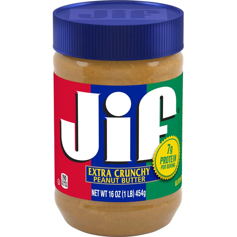 Jif Extra Crunchy Peanut Butter view 1