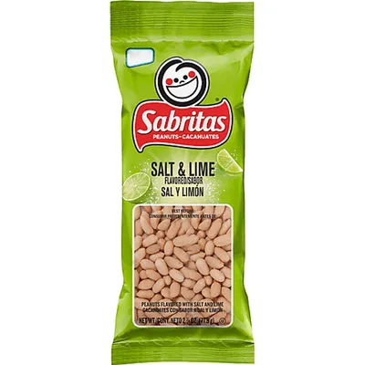 Sabritas Salt & Lime Peanuts 2.75oz Bag