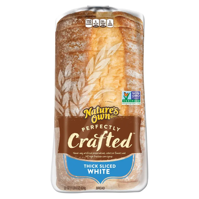 Nature's Own Perfectly Crafted Thick Sliced White Bread view 1