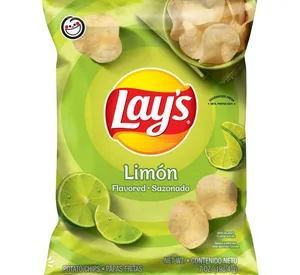 Lay's Limon Potato Chips 7oz Bag
