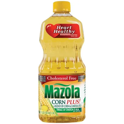 Mazola Corn Plus! Corn & Canola Oil 40 oz Bottle