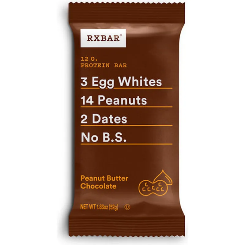 RXBAR Protein Bar Peanut Butter Chocolate view 1