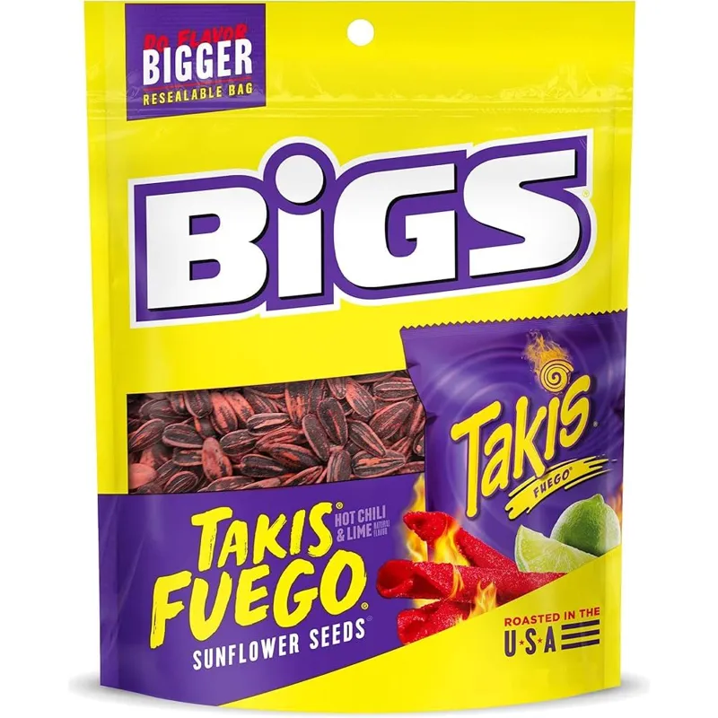 Bigs Takis Fuego Sunflower Seeds view 1