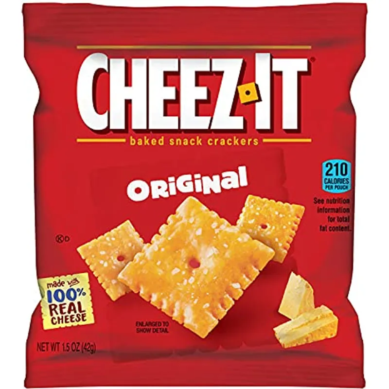 Cheez-It Baked Snack Crackers Original view 1