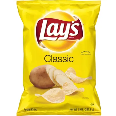 Lay's Classic Potato Chips 8 oz Bag