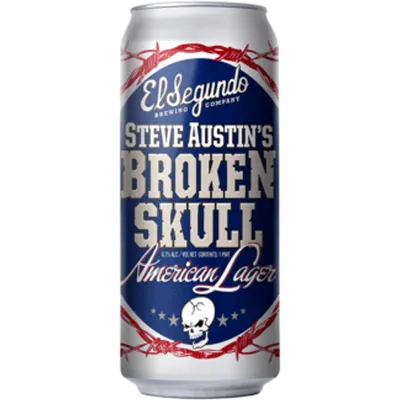 El Segundo Broken Skull Lager 4 Pack 16oz Cans