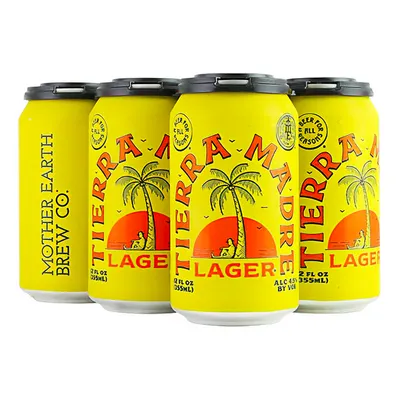 Mother Earth Tierra Madre Lager 6 Pack 12 oz Cans 4.5% ABV
