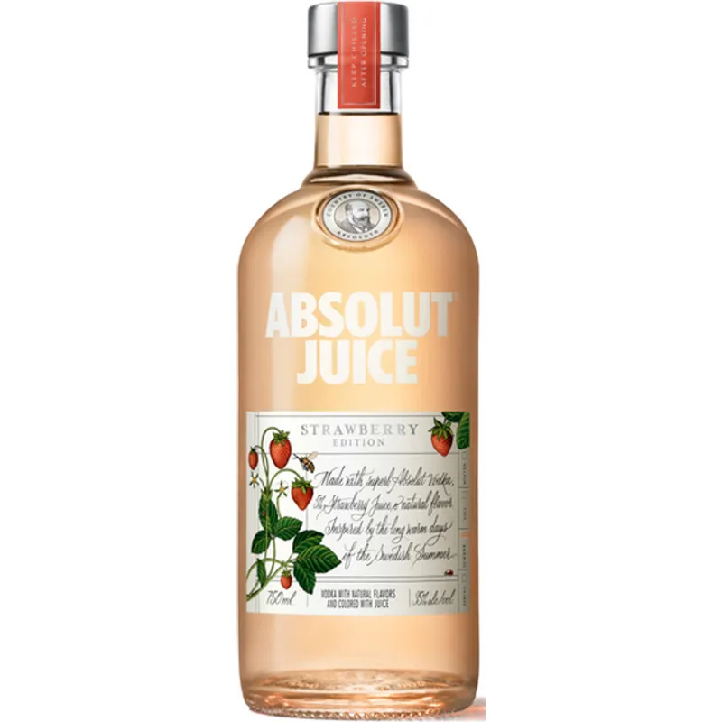Absolut Vodka Strawberry Juice Edition view 1