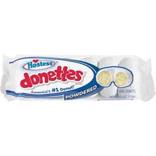 Hostess Donettes Mini Donuts Powdered