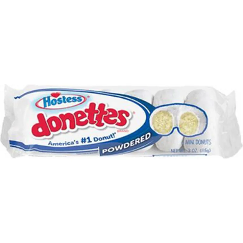 Hostess Donettes Mini Donuts Powdered view 1