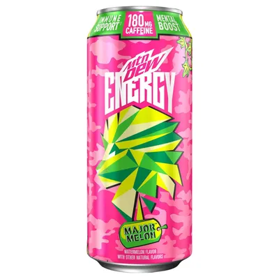 Mountain Dew Energy Major Melon 16 oz can