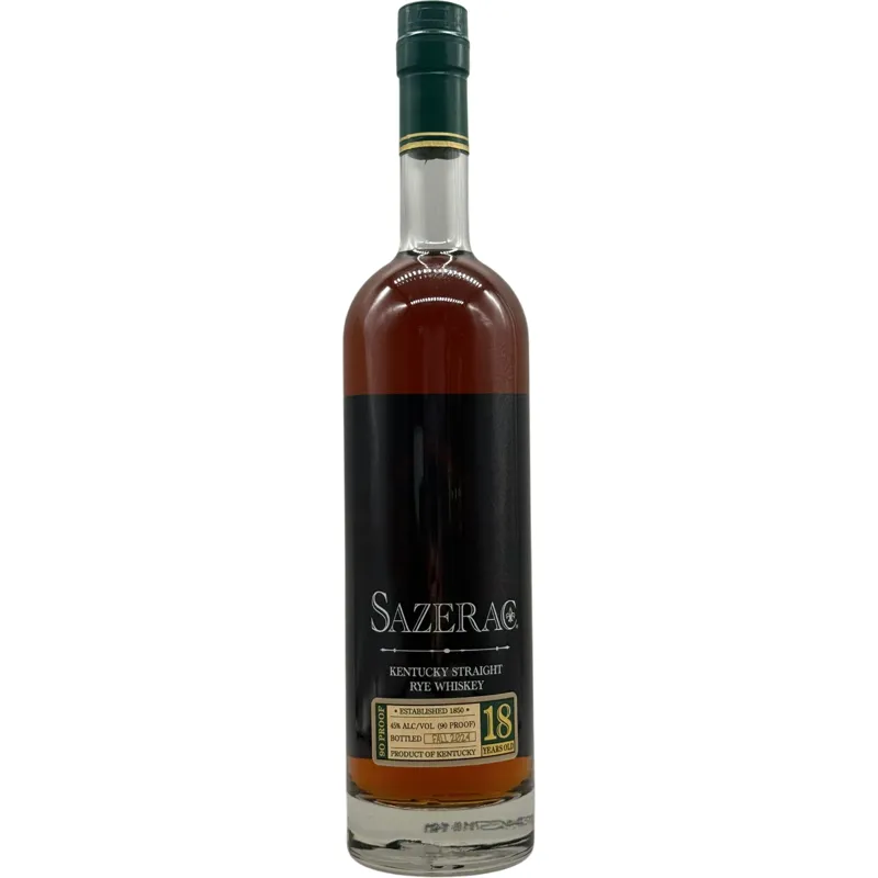 Sazerac 18 Year Kentucky Straight Rye Whiskey view 1