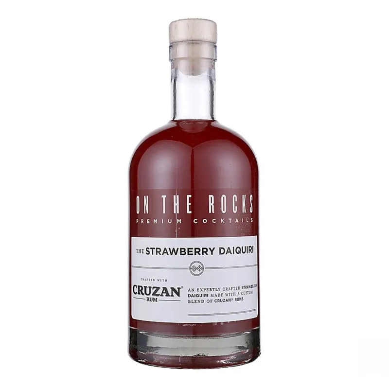 On The Rocks Strawberry Daiquiri Cruzan Rum view 1