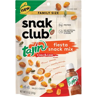 Snak Club Tajin Fiesta Snack Mix 6x 4oz Bags