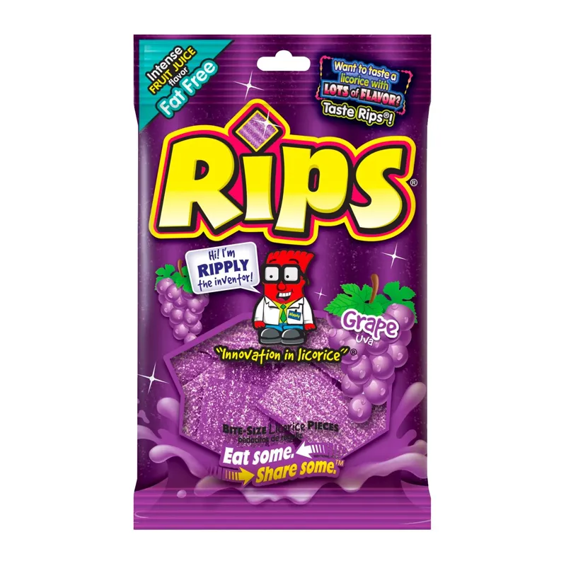 Rips Bites Grape Candy view 1