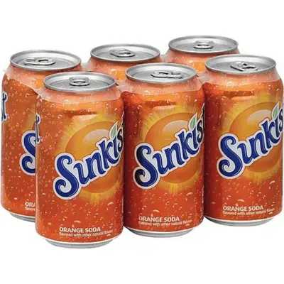 Sunkist 6 Pack 12oz Cans