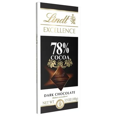 Lindt Excellence 78% Cocoa Dark Chocolate 3.5 oz