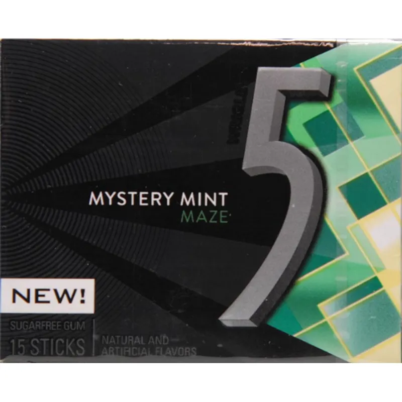 5 Gum Mystery Mint Maze Sugarfree view 1