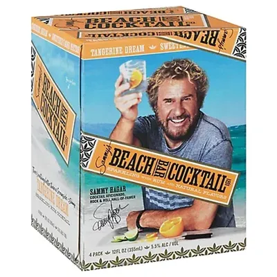 Sammy's Beach Bar Tangerine Dream 4 Pack Cans 4 x 12 oz cans