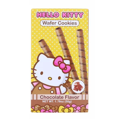 Hello Kitty Chocolate Flavor Wafer Cookies 1.58 oz