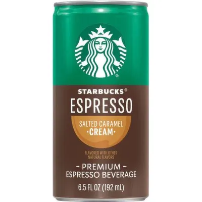 Starbucks Salted Caramel Cream Doubleshot Espresso 6.5oz Can