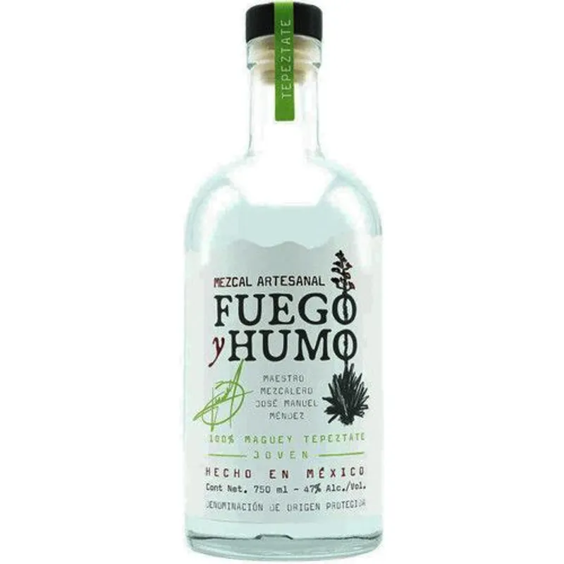 Fuego y Humo Mezcal Artesanal Maguey Tepeztate Joven view 1