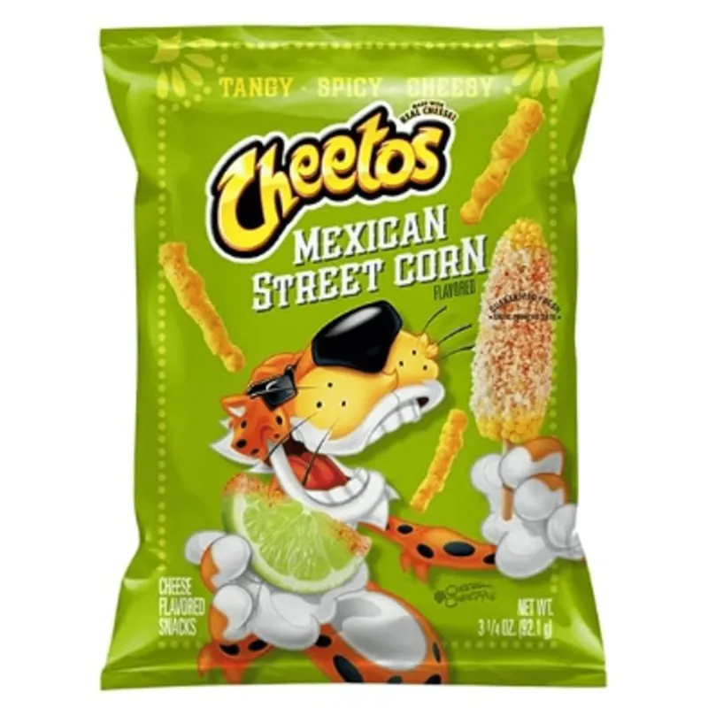Cheetos Cheese Flavored Snacks Mexican Street Corn Bag view 1