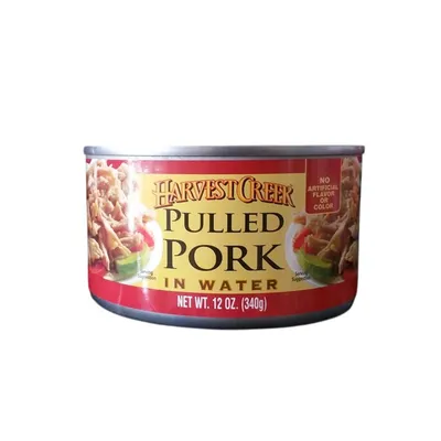 Harvest Creek Pulled Pork in Water 12 oz