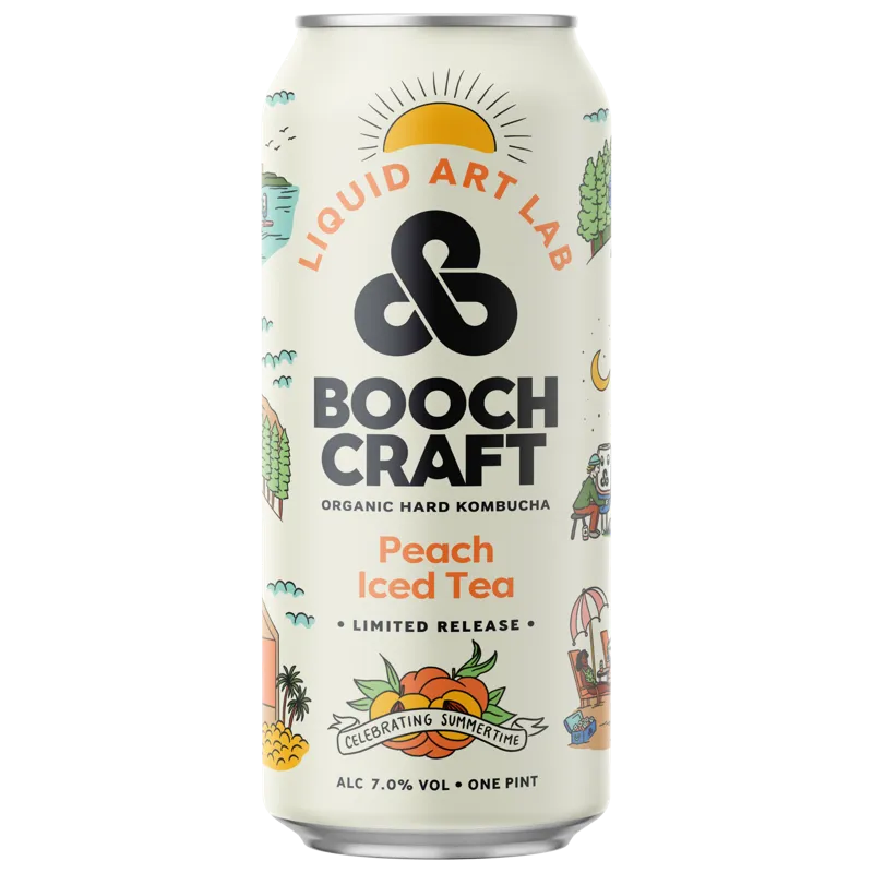 Boochcraft Peach Iced Tea view 1
