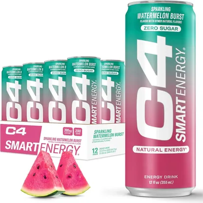 C4 Smart Energy Watermelon Burst 16 oz Can