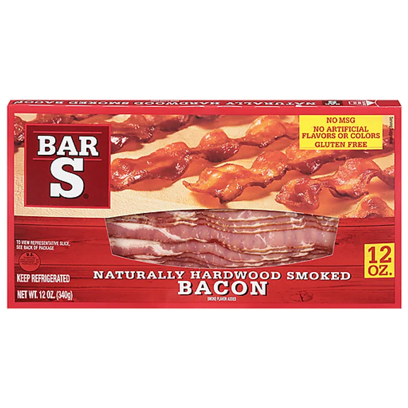 Bar-S Naturally Hardwood Smoked Bacon view 1