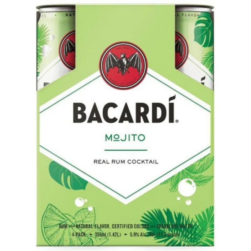BACARDÍ Ready-to-Serve Mojito Cocktail view 1