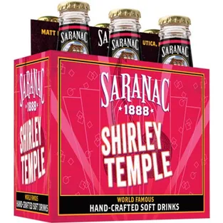 Saranac Shirley Temple Soda