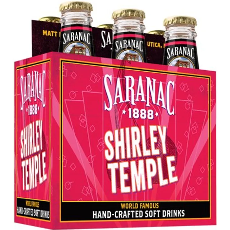 Saranac Shirley Temple Soda view 1