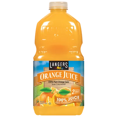 Langers Orange Juice 64oz Bottle