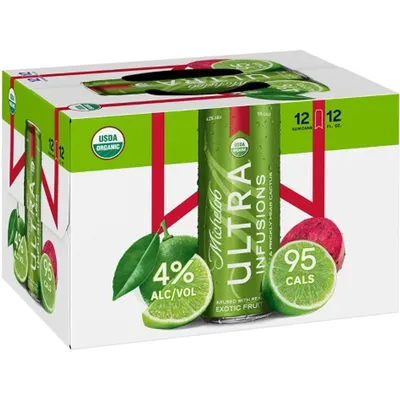 Michelob Ultra Lime Cactus Light 12 Pack 12 oz Cans