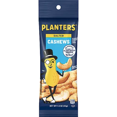 Planters Salted Cashews 1.5 oz Bag