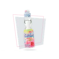 Ramune Peach Flavor Soft Drink