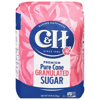 C&H Pure Cane Sugar 10 lb Bag