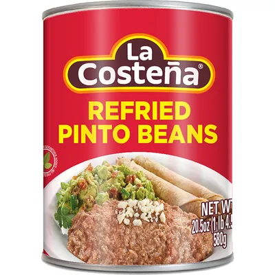 La Costena Refried Pinto Beans 20.5oz Can
