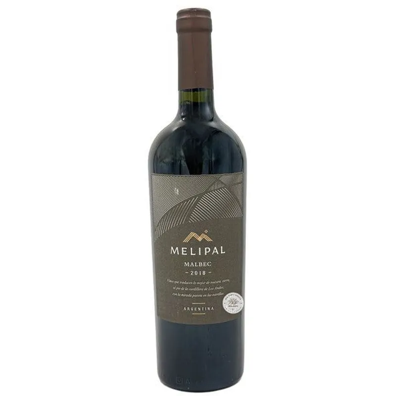 Melipal Malbec 2018 view 1
