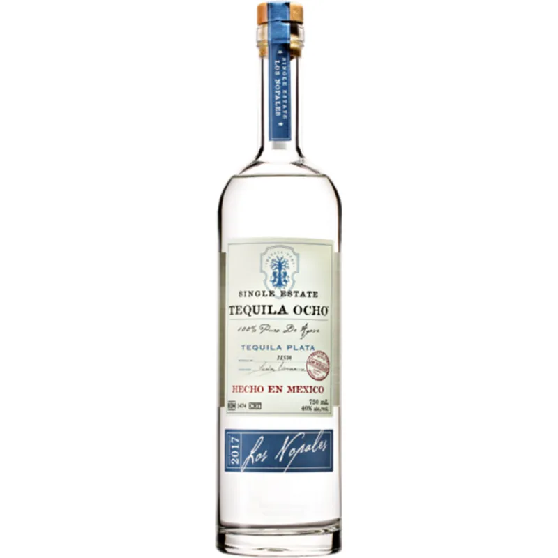 Tequila Ocho Single Estate Plata Jalisco Tequila view 1