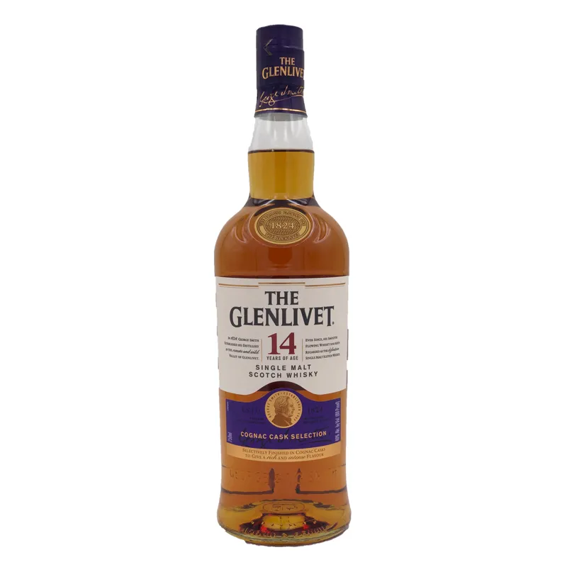 The Glenlivet 14 Year Old Cognac Cask Finish Single Malt Scotch Whisky view 1