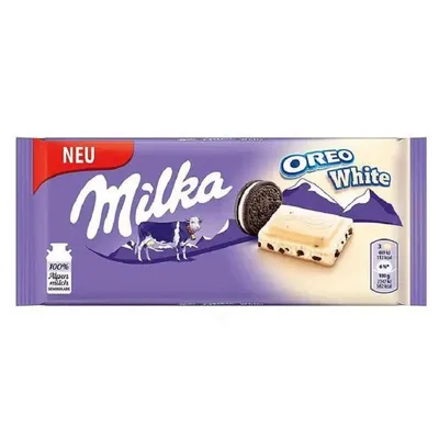 Milka Oreo White Chocolate Bar 100 g