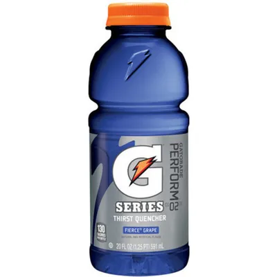 Gatorade Fierce Thirst Quencher Grape 20 oz Bottle